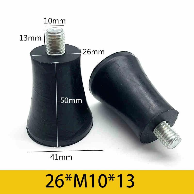 10Pcs Rubber Adjustable Feet Pad With Screw M6 M8 M10 Table Chair Balck Leveling Foot Pad Furniture Leg Anti-shock Protection