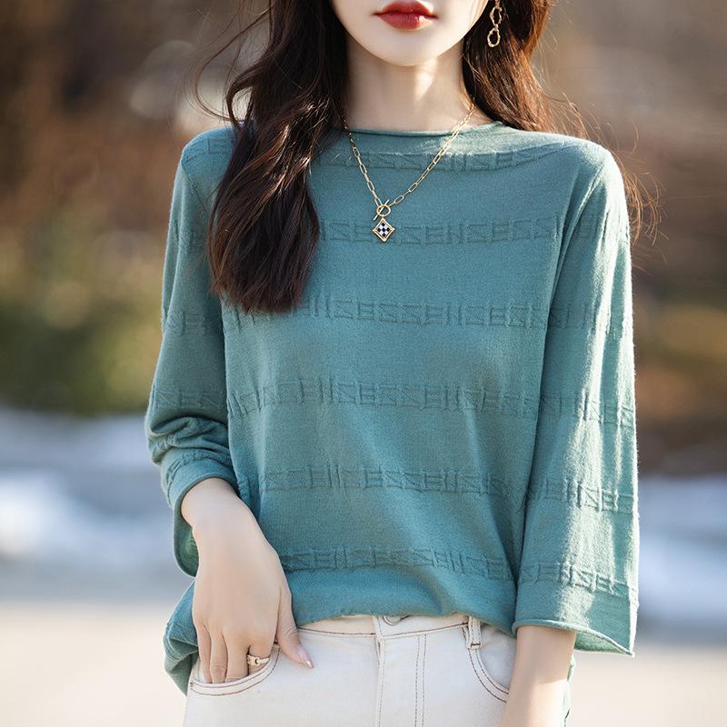 Women's Knit Loose Inner Pullover Tide Top