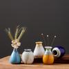 Creative Small Ceramic Vase for Flower Arrangements - Ideal for Living Room, Office, or Coffee Table Decor
