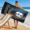 Name Custom Gallos Blancos Print Beach Towel, Large Soft Quick Dry Towel for Beach Camping Swimming