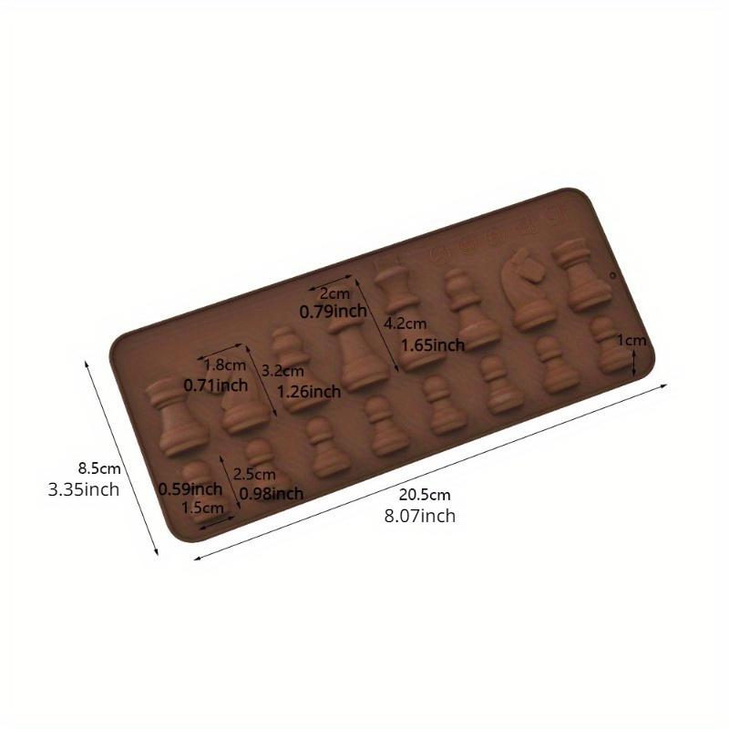 

Форма для торта своими руками в виде шахмат, силиконовая форма для шоколада, форма для кубиков льда, инструменты для украшения торта, форма для выпечки, кухонные аксессуары 1pcs коричневый