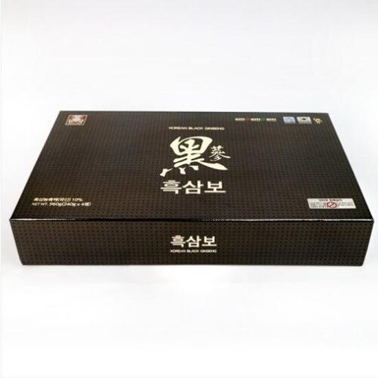 KOREA NO.1 Premium Korean Black Ginseng Saponin Extract, Panax 240g x 4 bottles