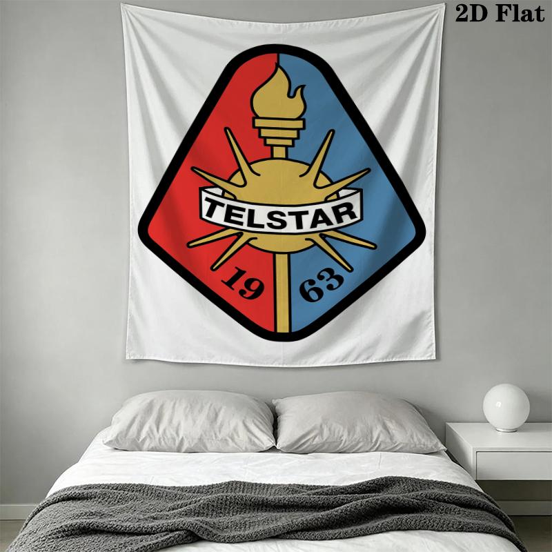 Telstar Football Club 1 Wall Tapestry Aesthetic Wall Hanging Printed Fabric Blanket Decorative Tapestries for Bedroom Living Room Home Decor