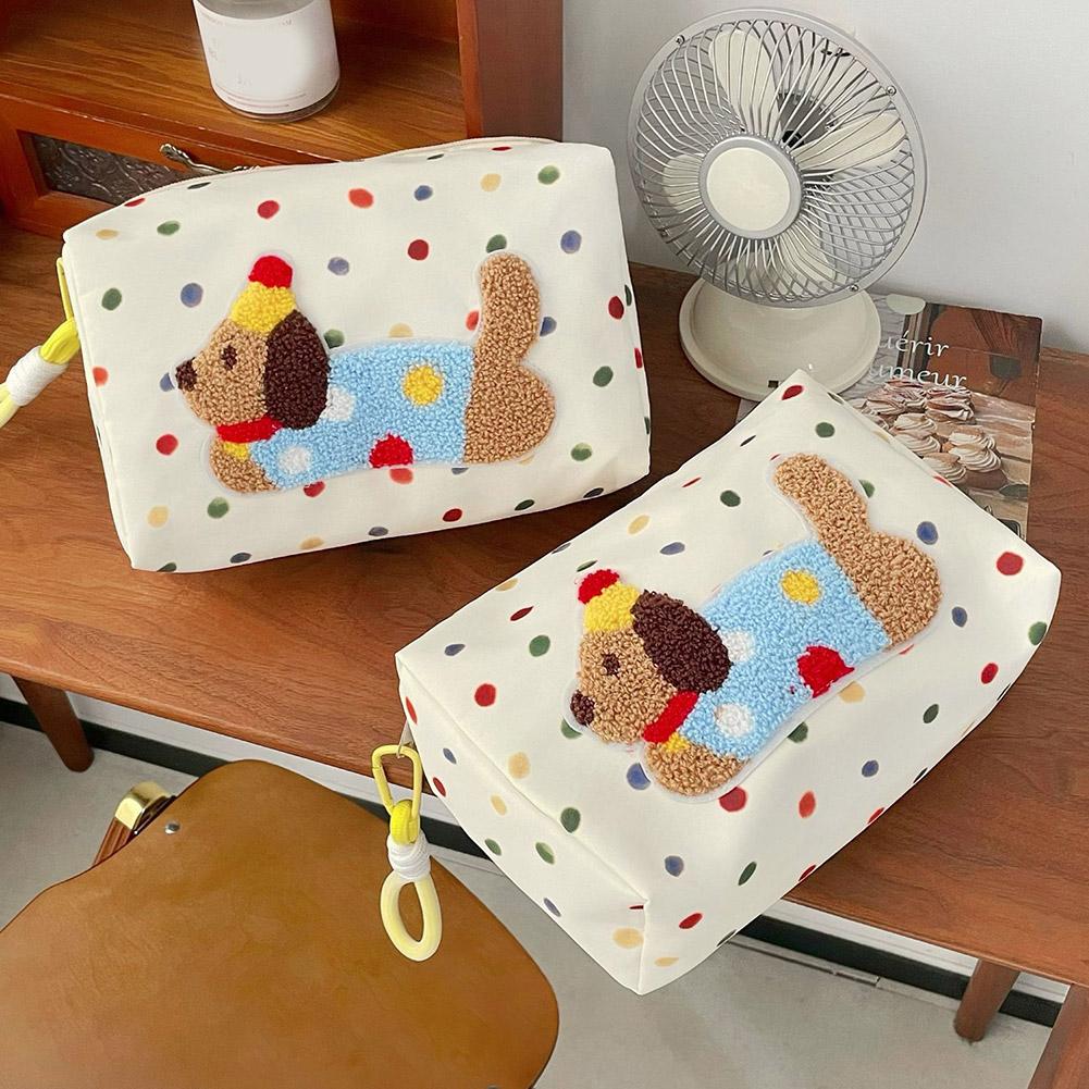 Dachshund Gifts Makeup Bag,Large Capacity Makeup Organizer Bag Portable Travel Toiletry Case for Women Cosmetic Bag