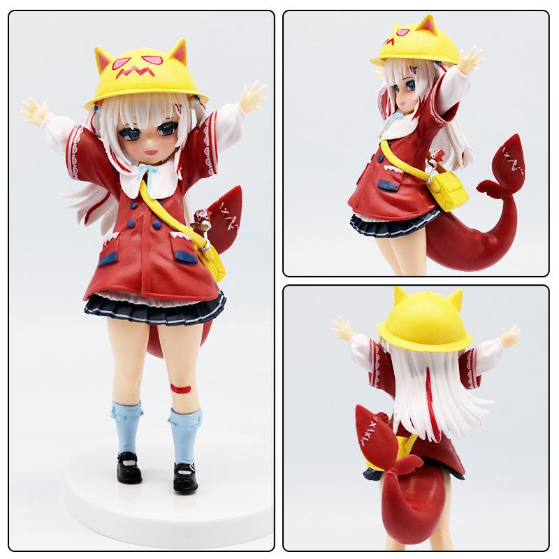 

Аниме Милый Акула Хололайв Экшн-фигурка Gk Каваи Гавр Гура Фигурка Детский сад Фигурка ПВХ Коллекционная игрушка Подарки жёлтый