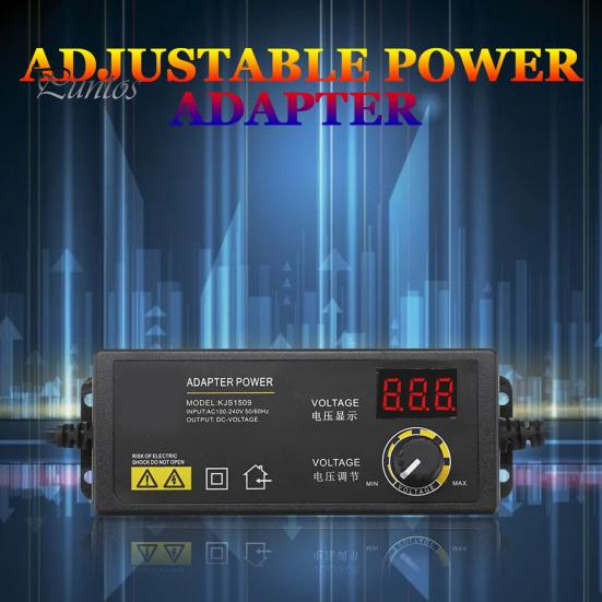 3-36V 60W Power Adapter Adjustable Voltage with LED LCD Digital Display Screen Regulation CNC Power Supply Home Charger
