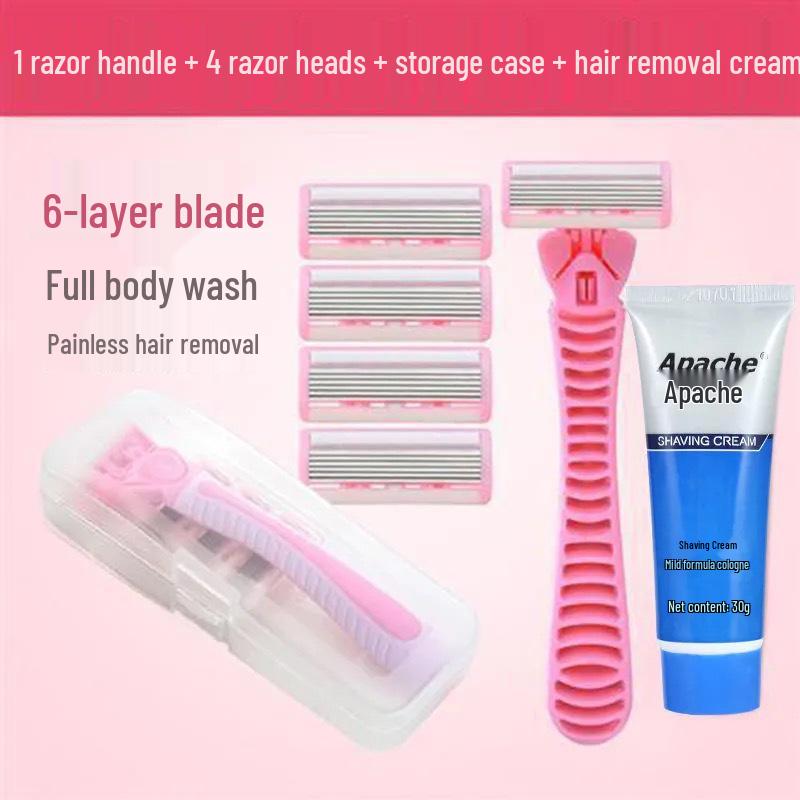 Women's Manual Razor for Hair Removal - Suitable for Armpits, Legs, and Private Areas