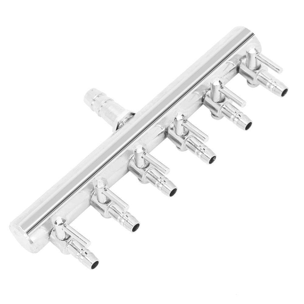 Lever Valve Aquarium Valve Stainless Steel Air Distributor Durable Air Flow Valve Fish Tank