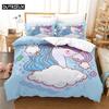 Lucky Unicorn Bedding Set Duvet Cover Set 3D Bedding Digital Printing Bed Linen Queen Size Bedding Set Fashion Design