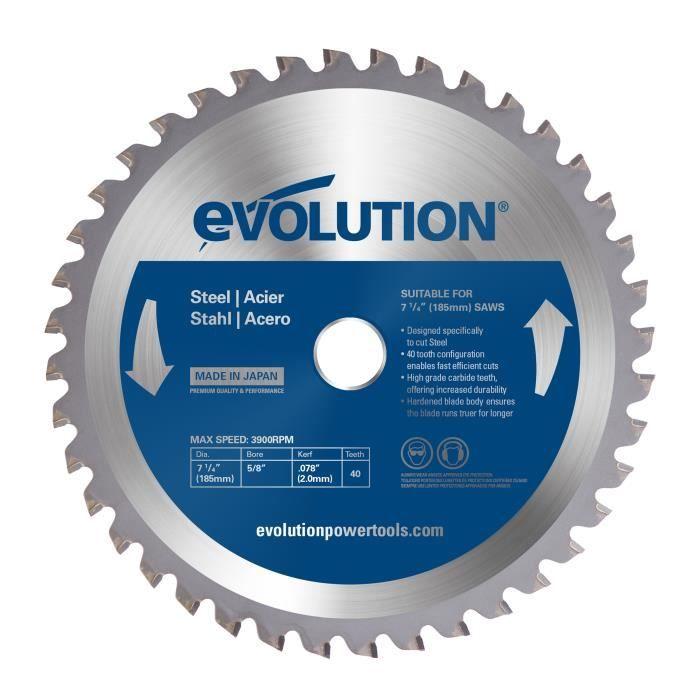 Evolution lame acier m185tct-40 dents