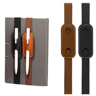 Japanese-Korean Leather Diary Notebook with Elastic Band and Pen Holder