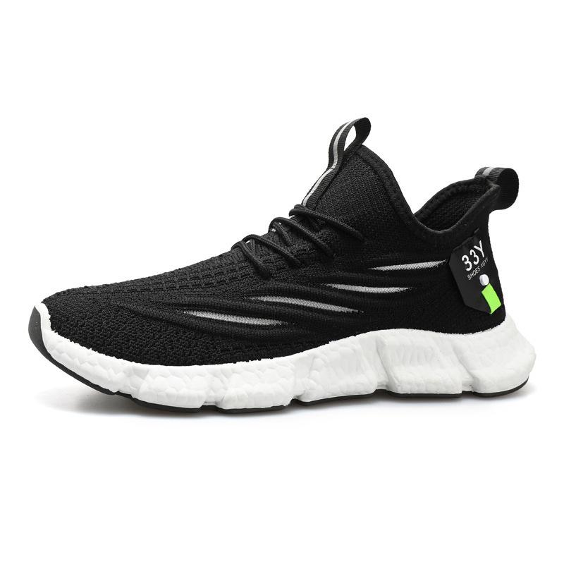 Zapatos de Hombre Exportación Cola Única Zapatillas Deportivas Talla Grande Transpirables Zapatillas de Running Ligeras Zapatos de Malla para Hombre