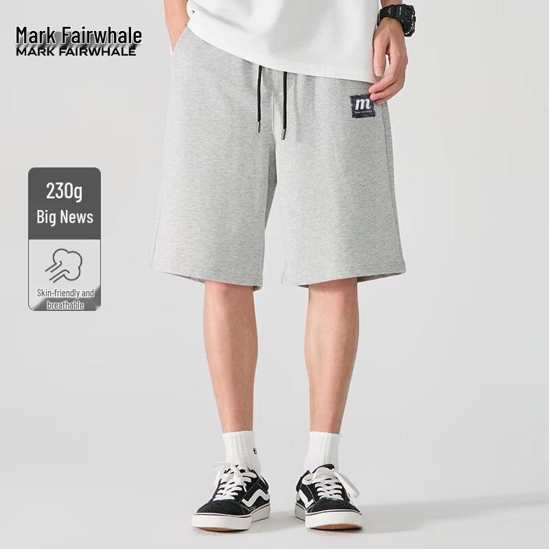 MARK FAIRWHALE Men's Moisture-Wicking Casual Cotton Shorts