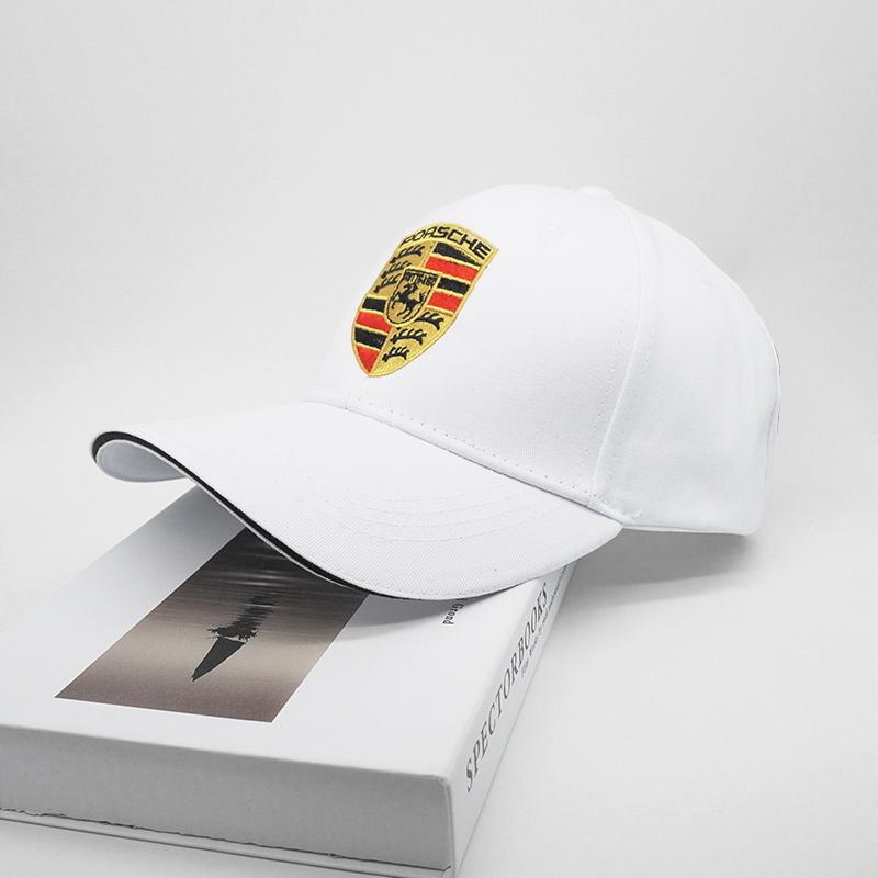 

Car Baseball Cap Outdoor Adjustable Casual Sunscreen Hat For Porsche Panamera Macan Boxster Cayman Cayenne 911 718 Accessories