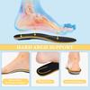 Linkidea Arch Support Shoe 2 Replacement Shoe Inserts with Shock Absorption for Salomon 5 PRO and Ride 5 Insoles, Pairs, Trail, 3D, (US Men's 8-9 /