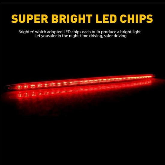 2007-2013 For Red 3rd Brake Light E82 1 BMW Series 128i 135i E88 Third Lamp