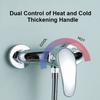 Bathroom Mixer Faucet Wall Mounted Shower Faucets Single Handle Hot and Cold Water Tap Household Chrome Bathroom Faucets