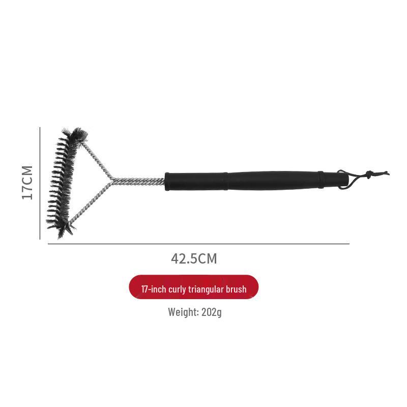

ZISIZ 17-inch Triangular BBQ Grill Brush