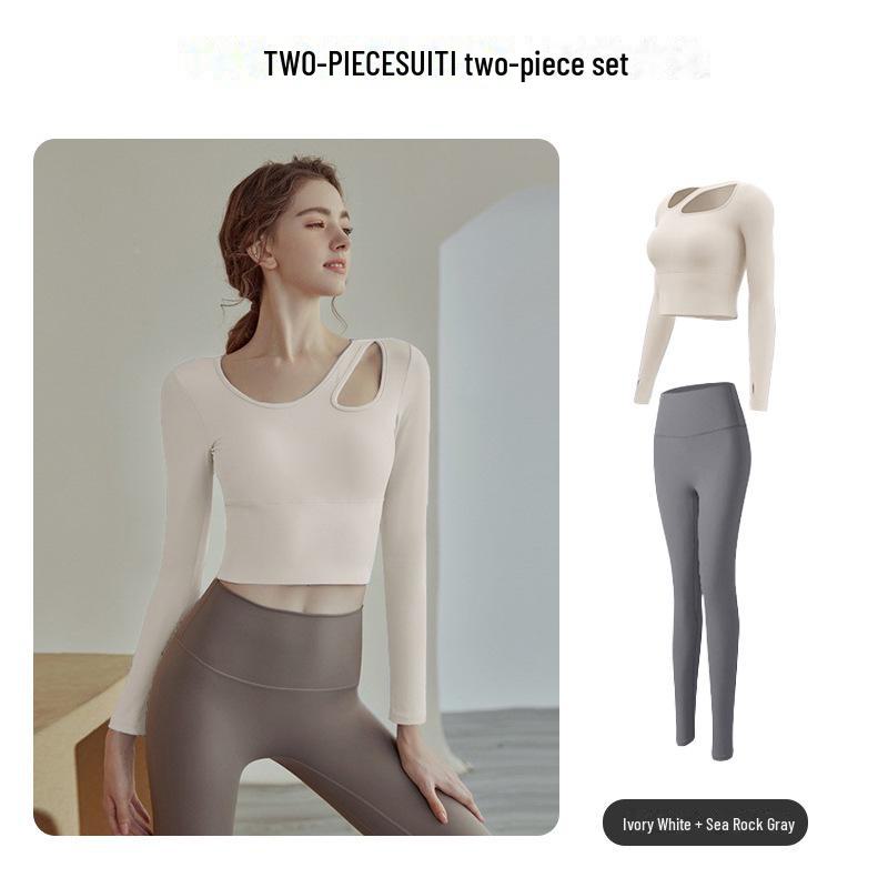 

Женские быстросохнущие спортивные топы с длинным рукавом для осени/зимы — европейский и американский стиль, идеально подходят для бега, занятий в спортзале и йоги Small