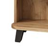 Narrow Shoe Cabinet, Double-Door, Shoe Rack with Open Compartments, Wood Look, Multi-Purpose Cabinet for Hallway, for Small Spaces, with Top Shelf