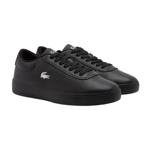 Lacoste Męskie płaskie buty sportowe Baseshot Evo ze skóry krokodyla