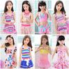 Girls' Princess One-Piece Swimsuit with Skirt
