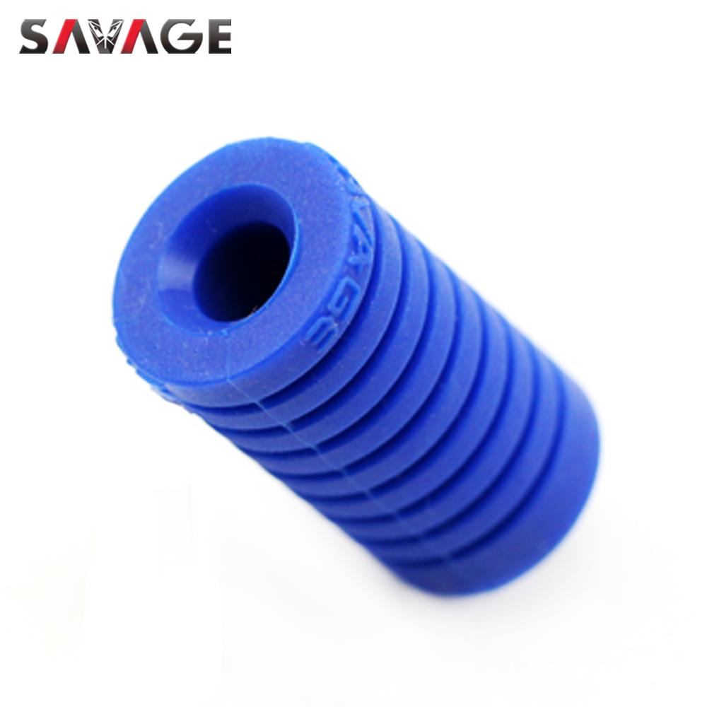 Universal Gear Shift Lever Foot Pad Pedal Toe Peg Cover For YAMAHA For HONDA For KAWASAKI Motorcycle Accessories Silica