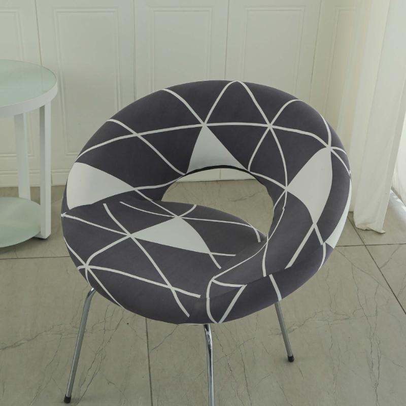 

Simple Elastic Semi-circular Arc Chair Cover Integrated Backrest Chair Cover Large Wine Glass Chair Cover 1PC chair cover
