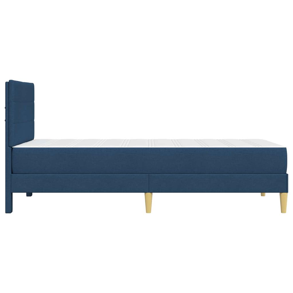Bed Frame Blue 80 x 200 cm Polyester
