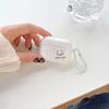Applicable AirPodsPro1 earphone cover Apple 11th generation cartoon smiley face transparent soft case l Bluetooth earphone cover