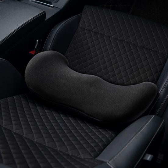 Car Cushion Breathable Memory Foam Lumbar Support Pillow for Driving And Office Chair Ergonomic Waist Protection Back Cushion for Pain Relief And