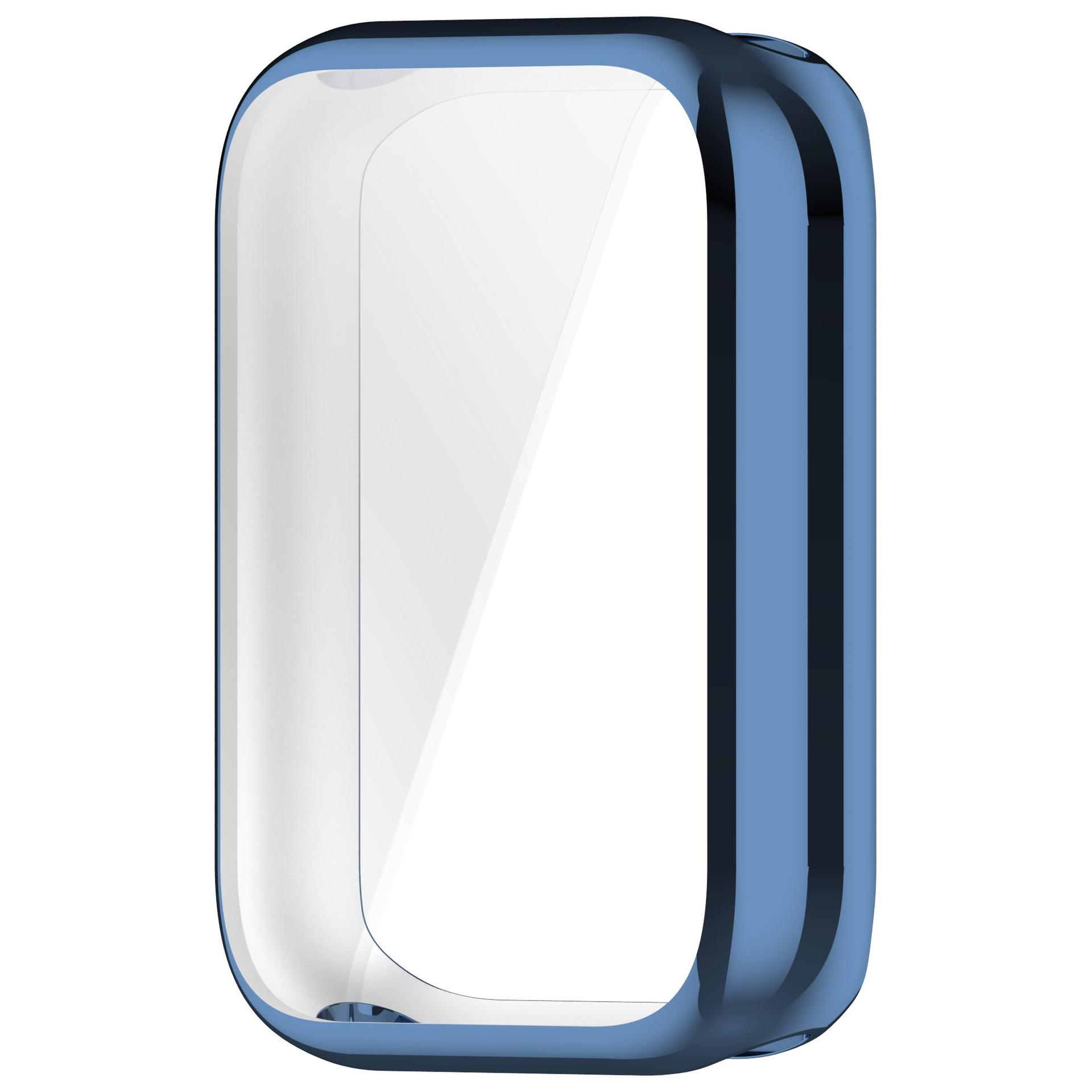 

Чехол с гальваническим покрытием из ТПУ для Xiaomi Mi Band 9Pro / 8 Pro Защитный чехол Защита экрана Бампер для Miband 9 ProАксессуары For Mi Band 9 Pro синий