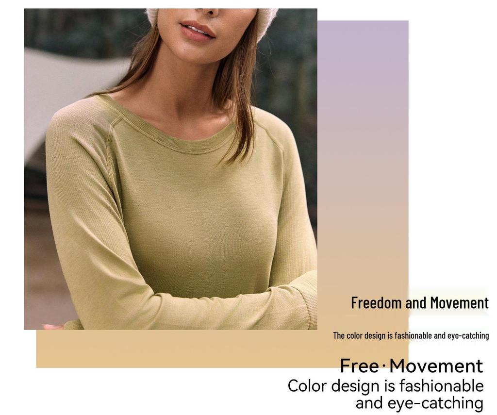 Women's Quick-Dry Color Block Long Sleeve T-shirt for Outdoor Activities