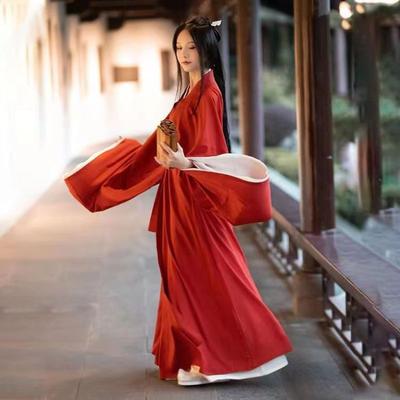 Chinesische Wei und Jin Dynastien Stil Hanfu Damen Kleidung Anzug Fee Tanz Performance Fotografie Kostüm