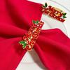 Christmas Restaurant Table Decor Durable Metal Holiday Accessories with Merry Christmas Design for Home Christmas Decoration