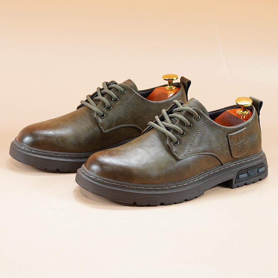 

Весна 2025 новая мужская обувь кожаная дышащая деловая повседневная кожаная обувь мужская на толстой подошве с внутренней высотой увеличивающей рост обувь для работы прилив 44