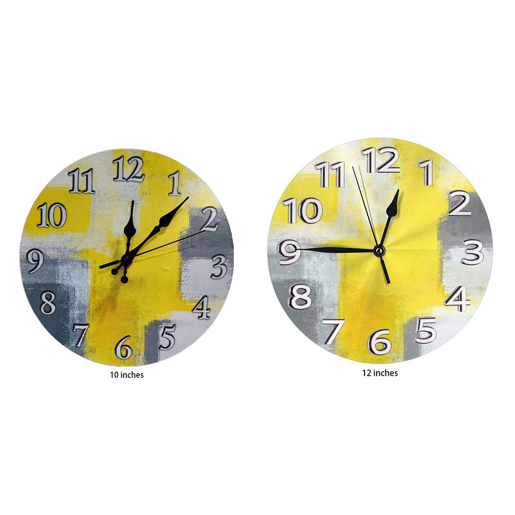 Wood Silent Wall Clock Add Touch Of Elegance To Living Room Clock For Living Room Unique Style