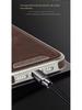 Apple 17 Pro Max Leather Magnetic Case 16 Business Logo Electroplated Anti-Fall