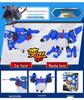 Laughing Larva Toys: Mecha Team Transforming Car-Robot Set for Boys