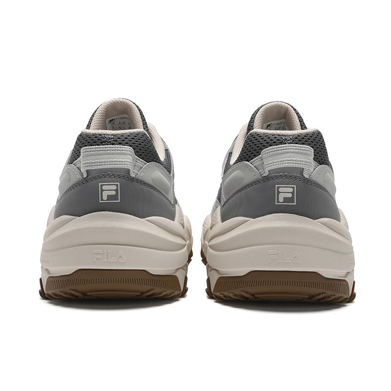 Fila Ravagement 2S Retro Classic Trendy Casual Sports Comfortable Versatile Wear-Resistant Low-Top Dad Shoes Men Sneaker Smoke-Gray F12M522122F-QD