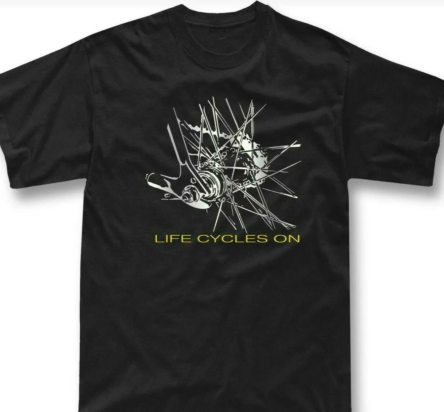 

Life Cycles On Funny Cycling Bicycle Rider Gift TShirt 100 Cotton ONeck Summer Short Sleeve Casual Mens Tshirt Size S3XL - Me... 5XL різнокольоровий