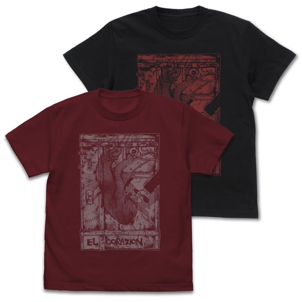 [Official] COSPA Dorohedoro (original Version) Kokoro [Door] T-shirt BURGUNDY XL Size