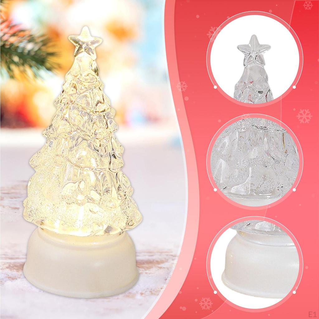 Beleuchtete Weihnachtsbaum-Statue Tischlampe Kollektion Heimdeko Tischaufsatz