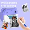 Children Digital Camera Instant Print for Kids Thermal Print Camera Instant Photo Printing Camera Video Toys+32G Memory Card