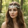 Elegant King Round Elves Crown Baroque Zinc Zinc Alloy Rhinestone Headdress  Photography Props