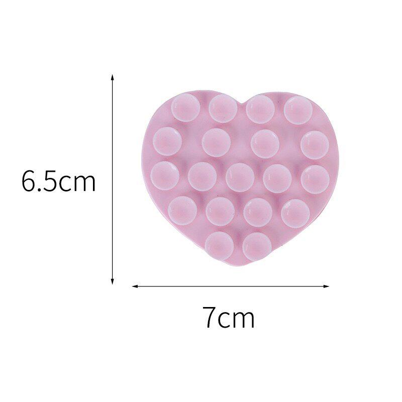 1Pc Backed Adhesive Sucker Pad For Fixed Pad Double Side Silicone Suction Pad For Mobile Phone Fixture Suction Cup