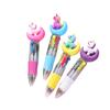 Korean Cute Animal Head 4-Color Click Ballpoint Pen