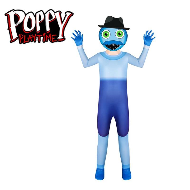 Poppy Playtime Huggy Wuggy Dad Cosplay Jumpsuits Mask Party Costume Outfits Perfect For Cosplay Parties And Halloween!