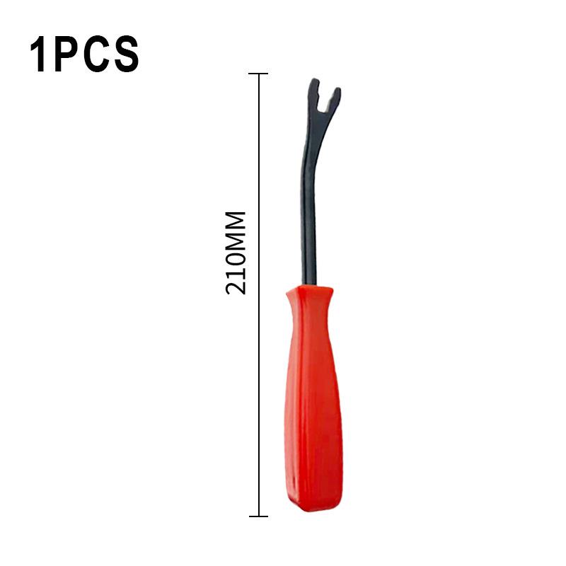 Universal Auto Repair Tool Kit: Includes Car Door Panel Clip Remover, Audio Modifier, Headlight Opener, and Screwdriver Pliers.