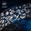 JIANWU 50mm*200cm Faint Light Weave Dream Series Vintage Water Rays Landscape Material Collage Tape Creative Journal Stationery